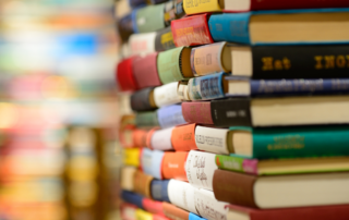 a stack of books