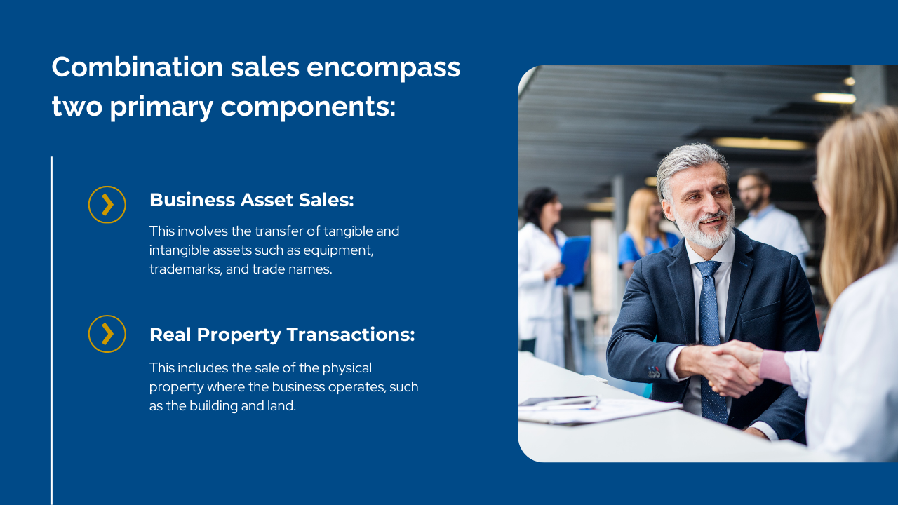 Combination Business Asset Sales Escrow Graphic 2
