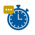 Clock indicating we're right on time