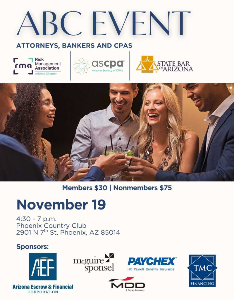 Image of event details with people at a party