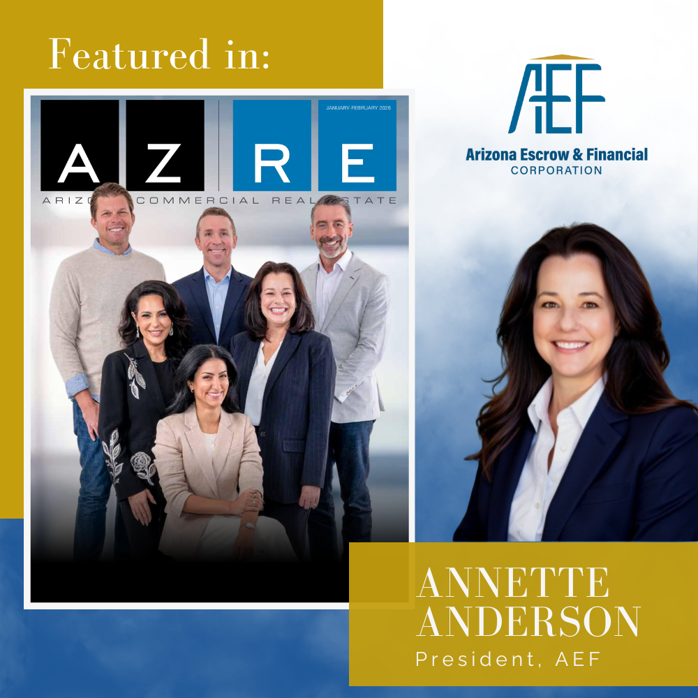 AZRE AZ Big 100 Article for Annette Anderson Arizona Escrow President Thumbnail