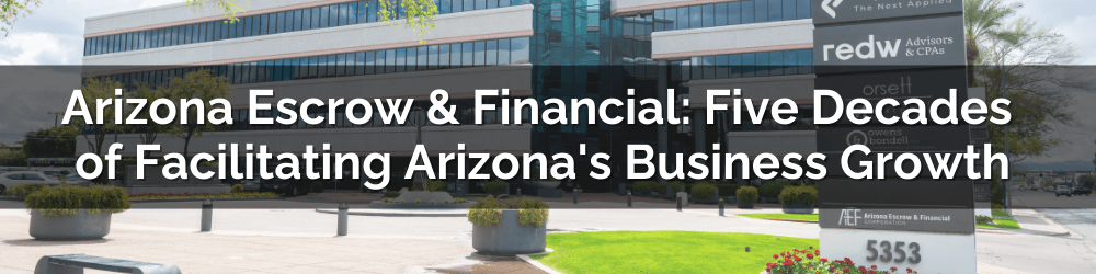 Title of blog post over image of AEF office buildings.