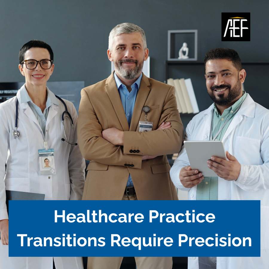 Doctors and Business Person standing together