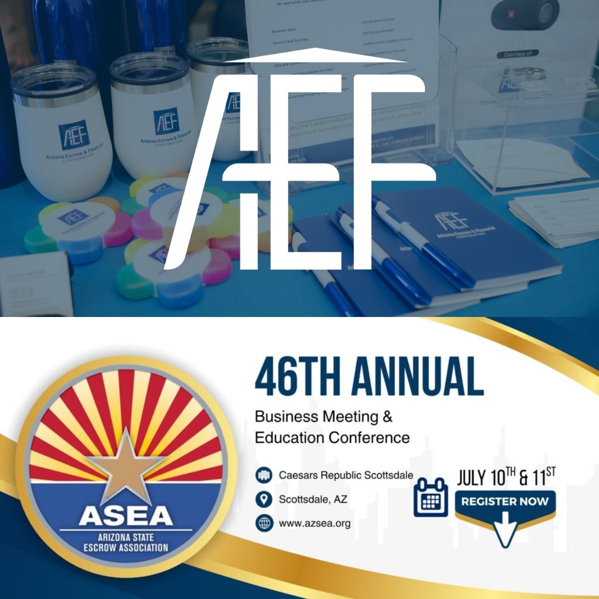 Informational graphic on ASEA event