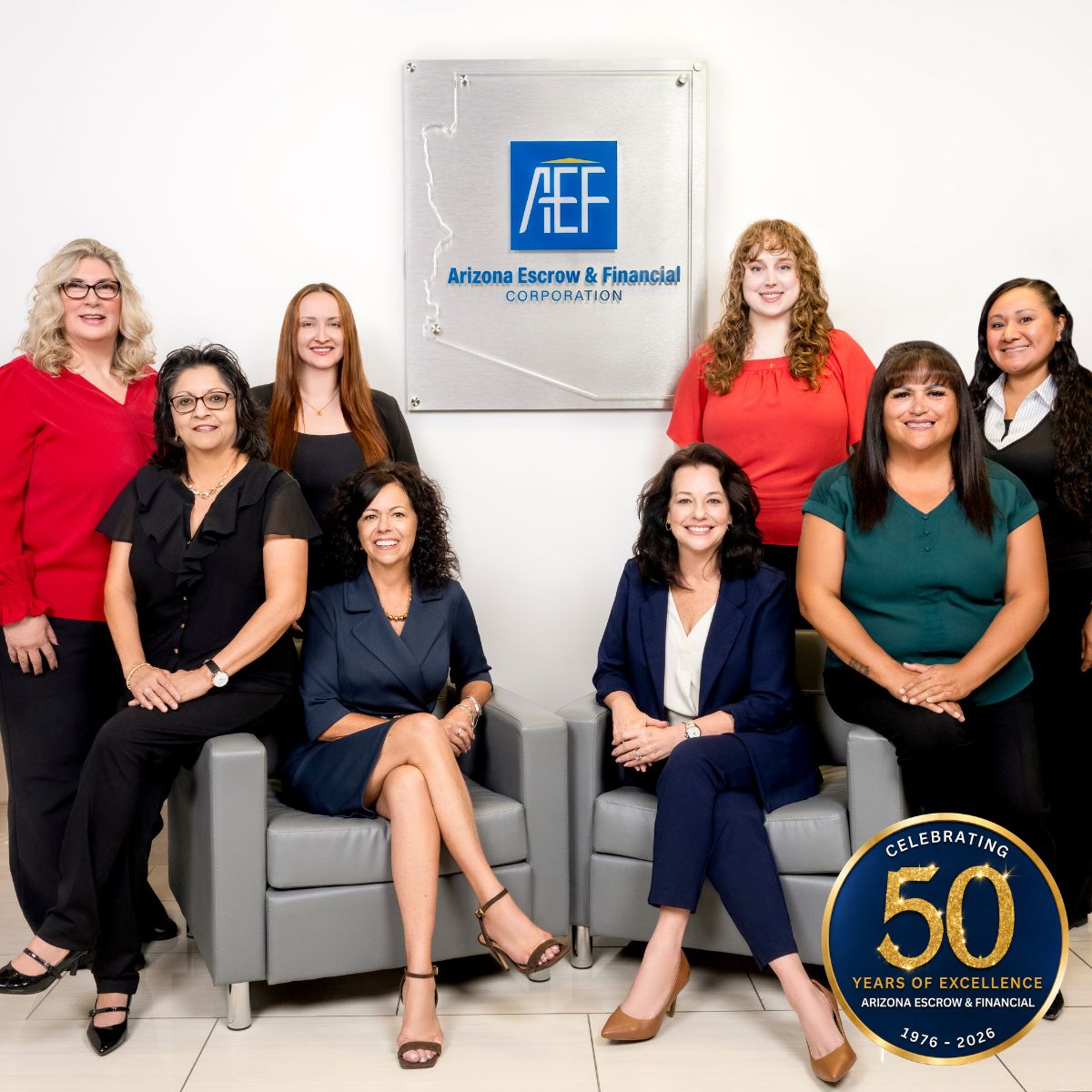AEF 2026 50th Anniversary Press Release Picture of AEF Employees