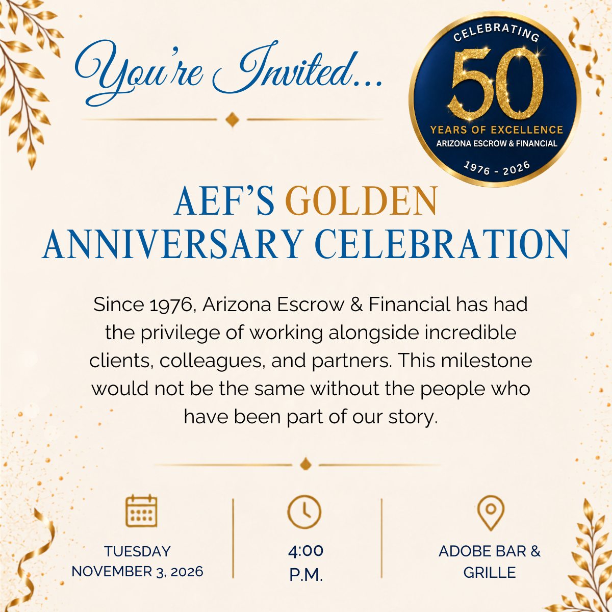Golden Anniversary